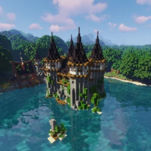 Fantasy Medieval Castle Minecraft Build