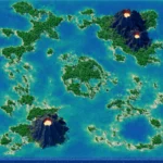 minecraft map, islands minecraft map, minecraft map download, minecraft hunger games